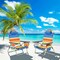 2-Pack 5-Position Folding Backpack Beach Reclining Chairs with Pillow